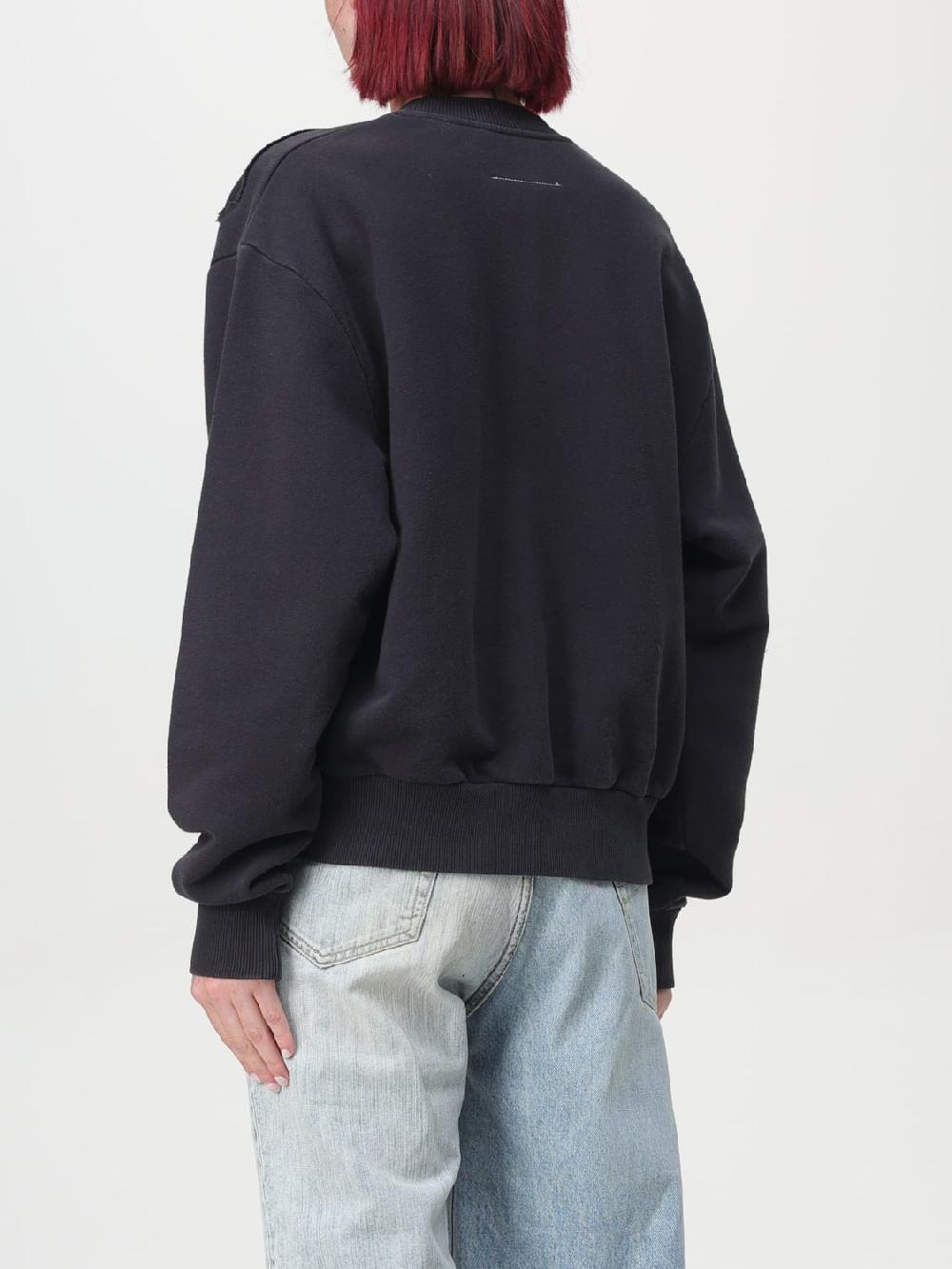 Giglio Felpa MM6 Maison Margiela In Cotone Con Stampa