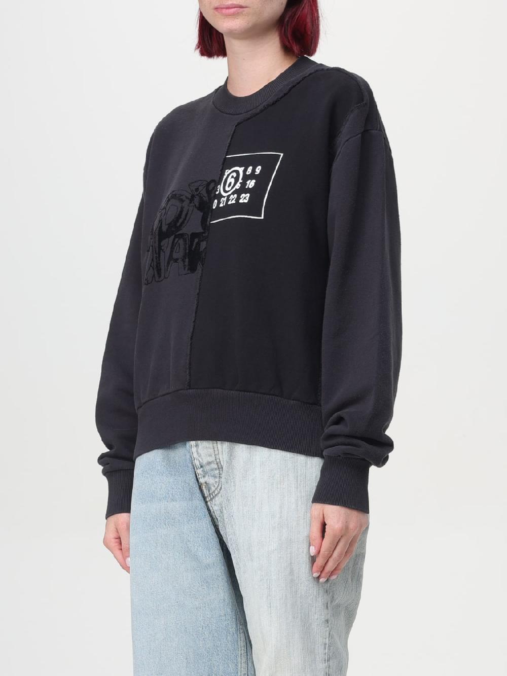 Giglio Felpa MM6 Maison Margiela In Cotone Con Stampa