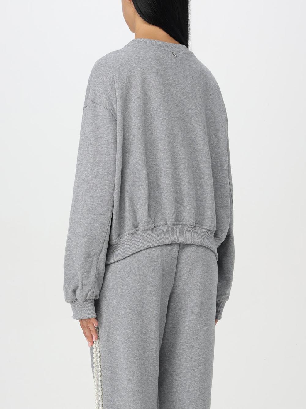 Giglio Felpa Twinset - Actitude In Cotone Con Perline