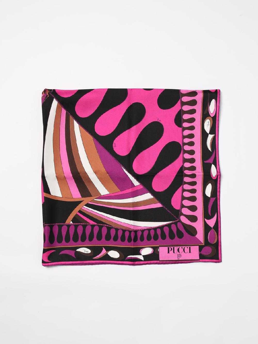 Giglio Foulard Iride Leocorno Pucci in seta stampata