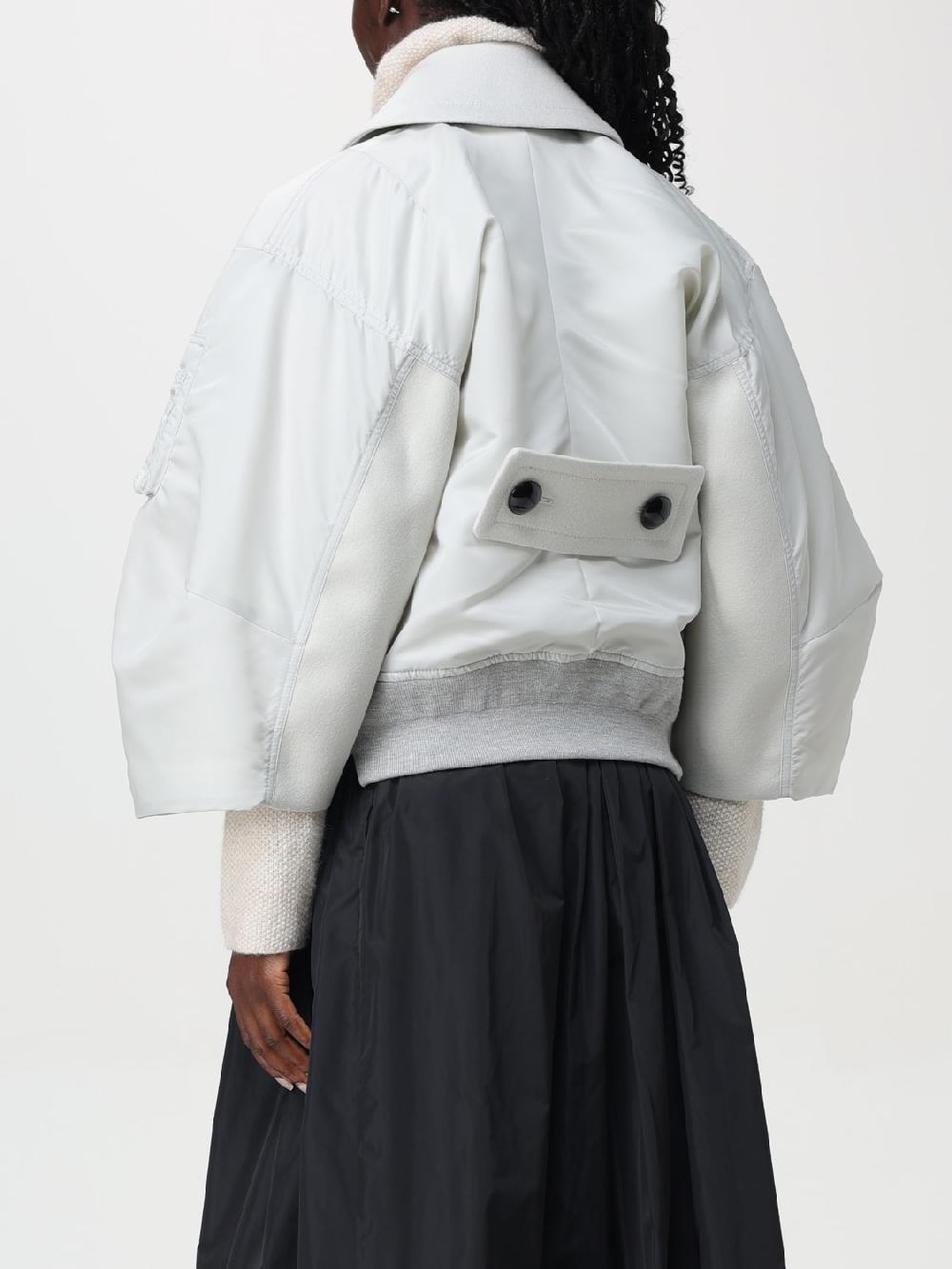 Giglio Giacca A Doppiopetto Sacai Con Maniche Oversize