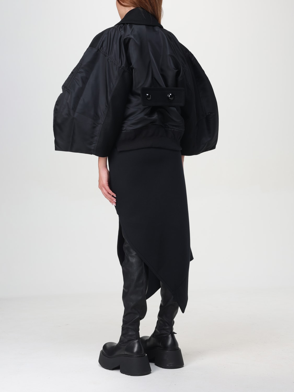 Giglio Giacca A Doppiopetto Sacai Con Maniche Oversize