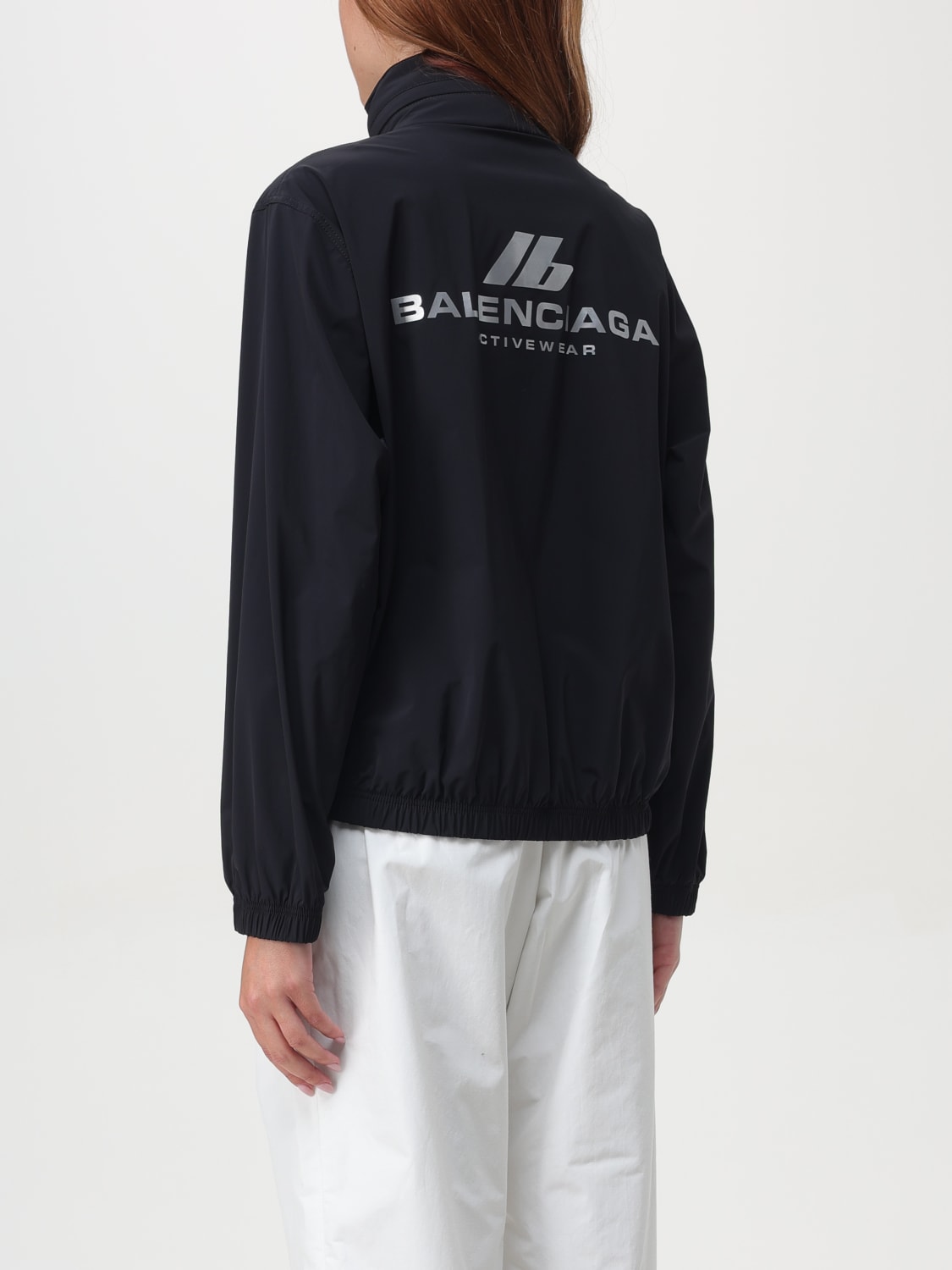 Giglio Giacca A Vento Shrunk Balenciaga Con Logo Posteriore