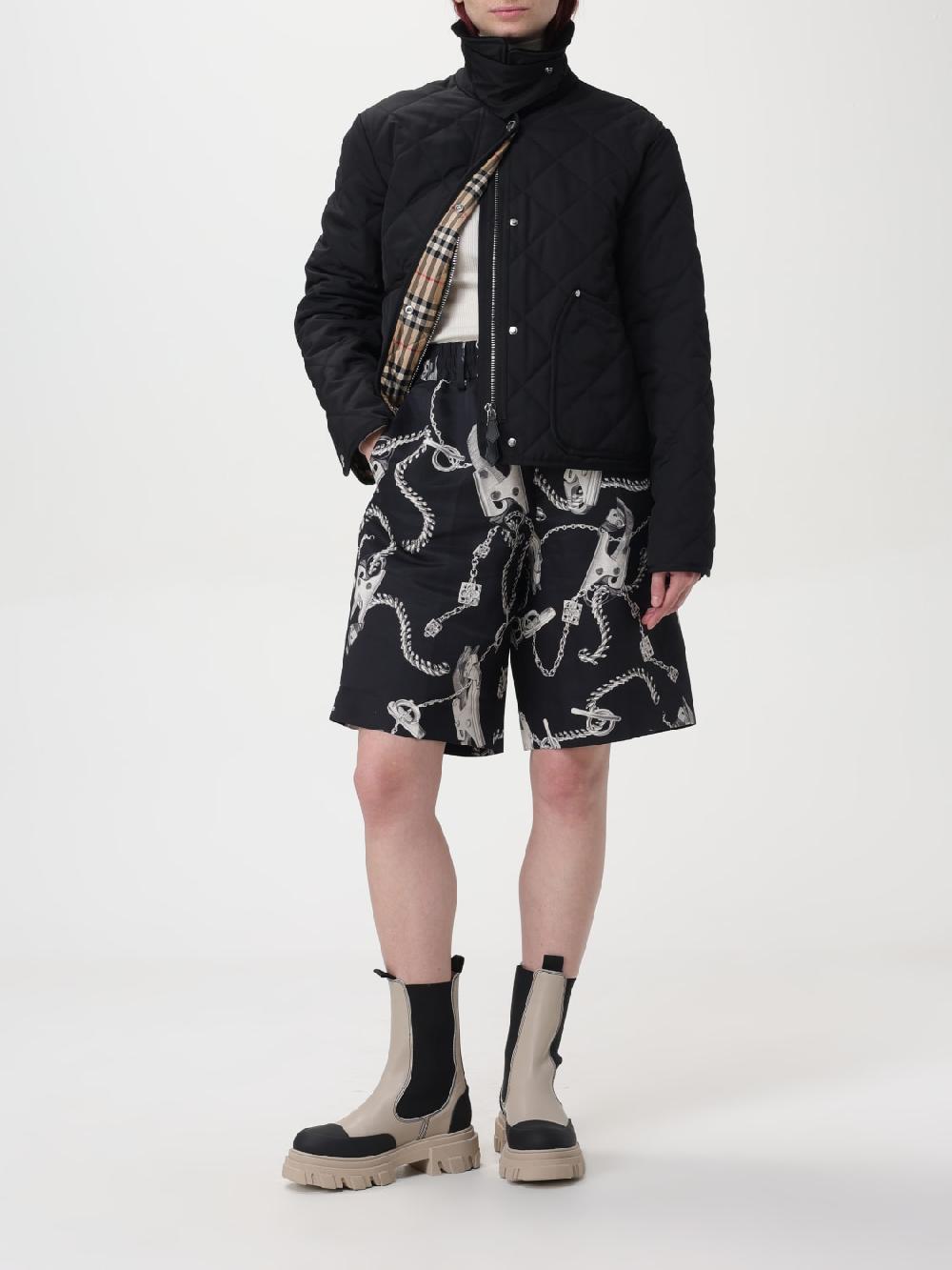 Giglio Giacca Country Cropped Con Trapuntatura E Termoregolazione Burberry