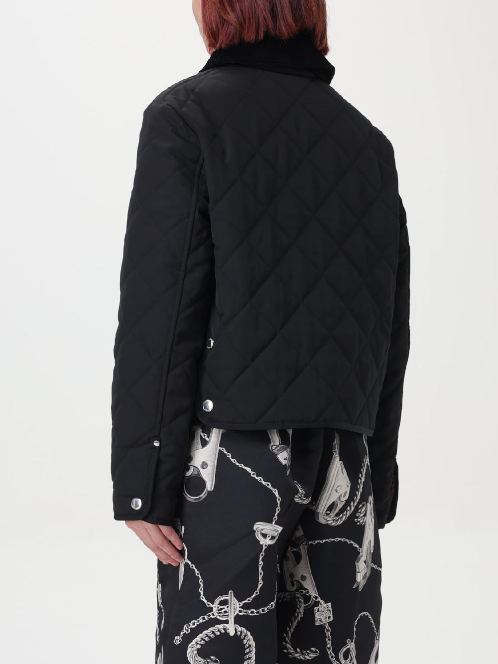 Giglio Giacca Country Cropped Con Trapuntatura E Termoregolazione Burberry