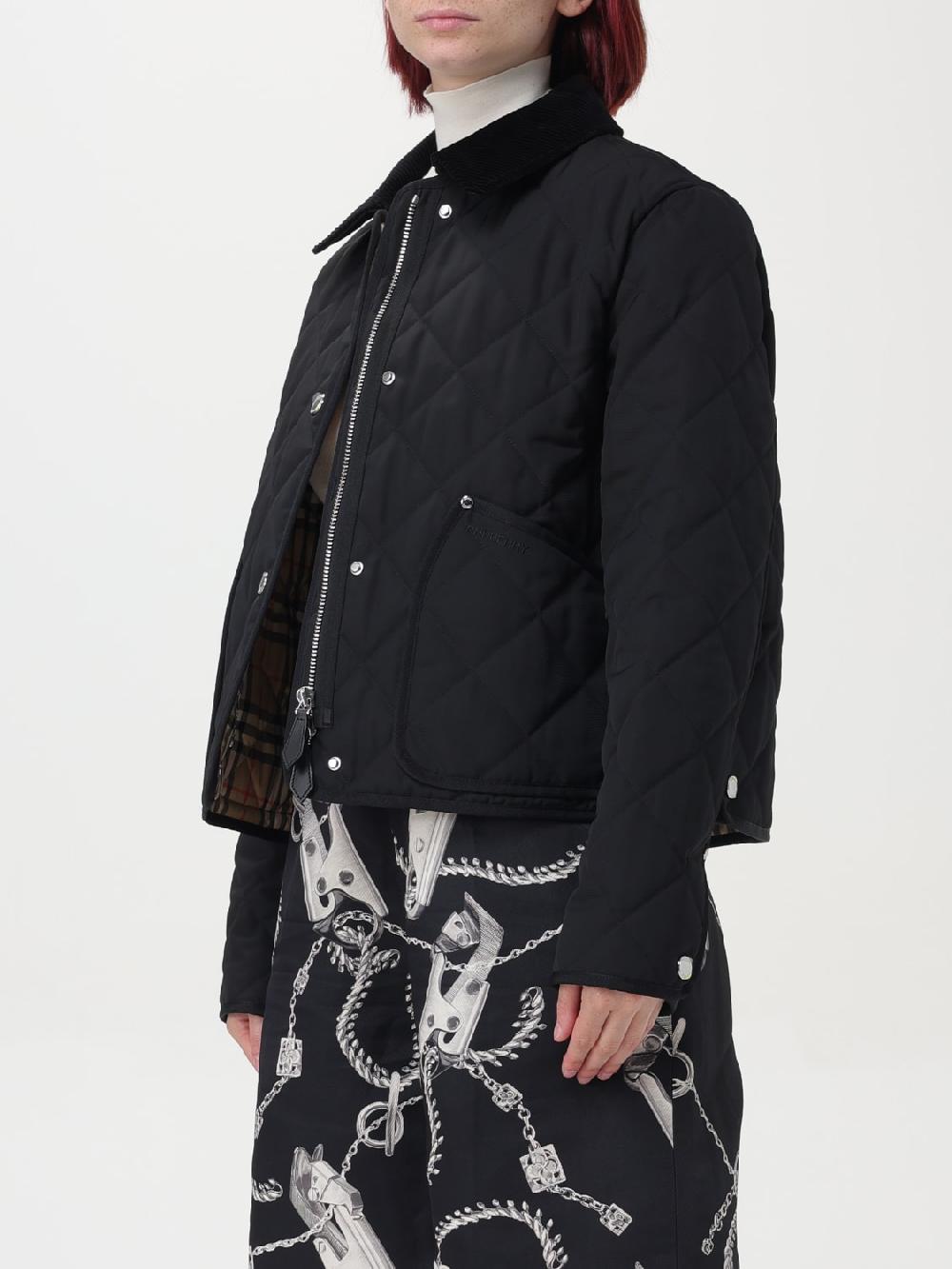 Giglio Giacca Country Cropped Con Trapuntatura E Termoregolazione Burberry