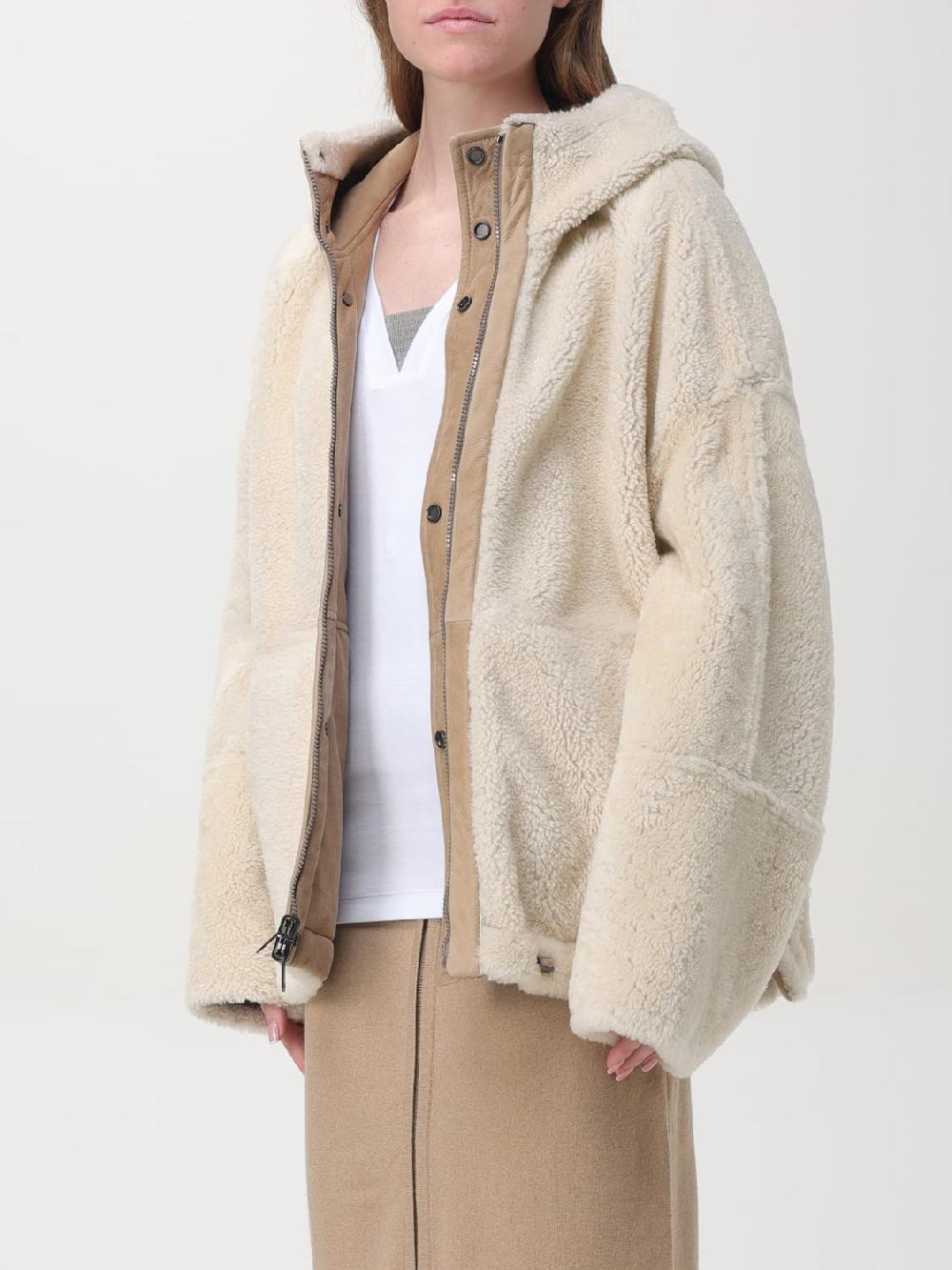 Giglio Giacca Reversibile In Shearling Brunello Cucinelli