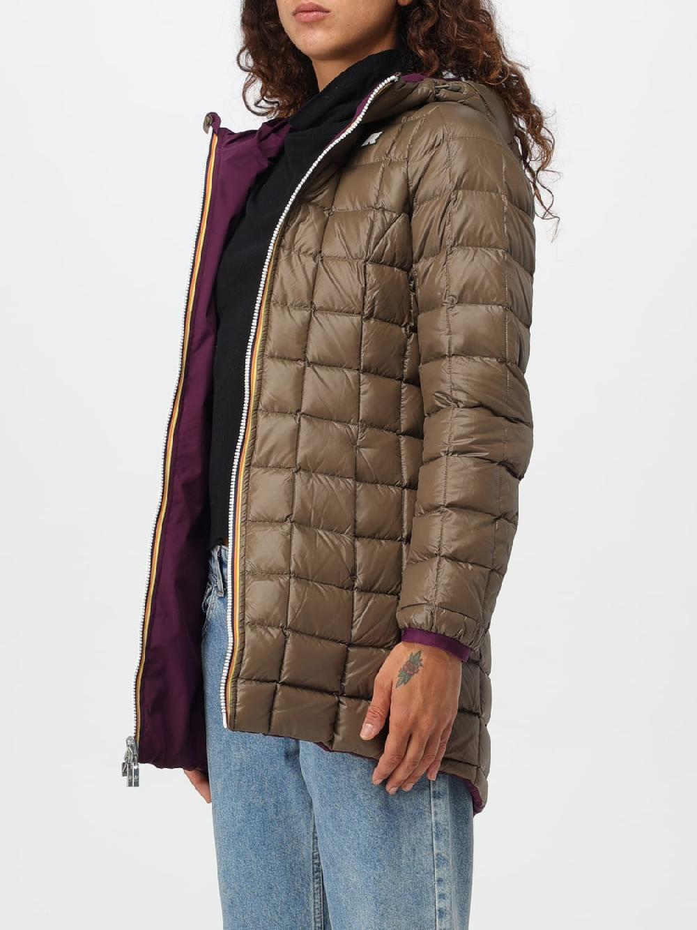 Giglio Giacca Reversibile K-Way In Nylon Trapuntato