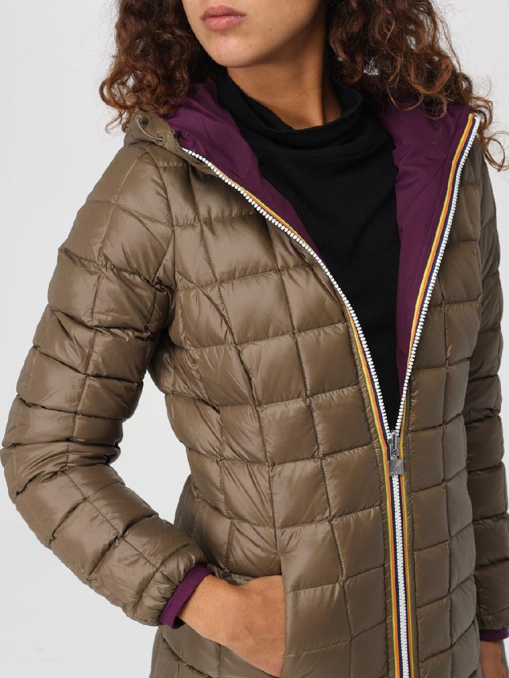 Giglio Giacca Reversibile K-Way In Nylon Trapuntato