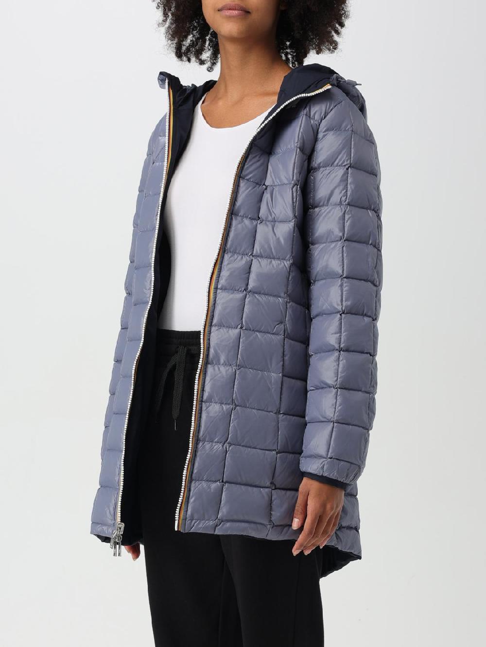 Giglio Giacca Reversibile K-Way In Nylon Trapuntato