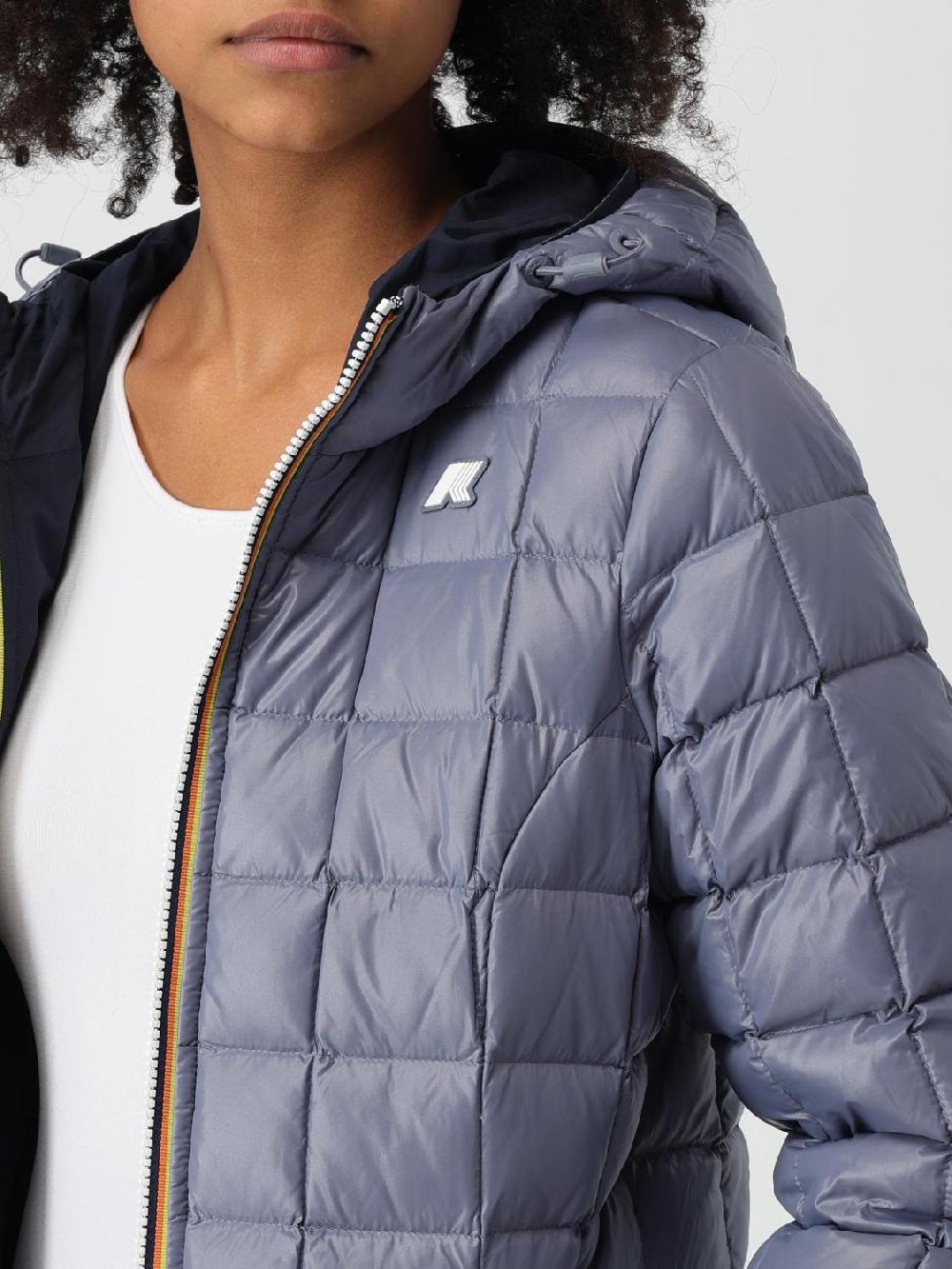 Giglio Giacca Reversibile K-Way In Nylon Trapuntato