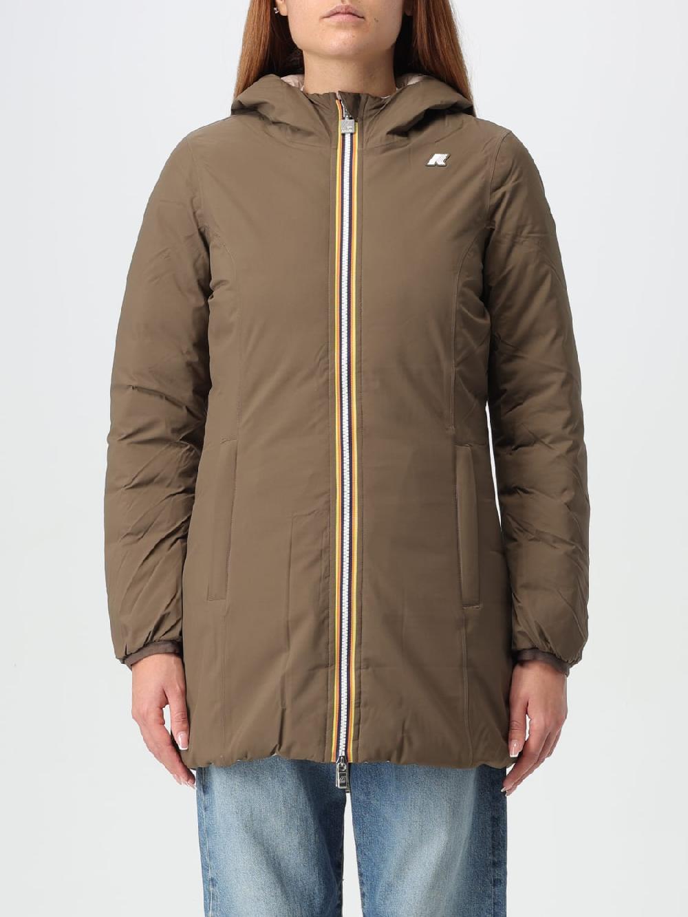 Giglio Giacca reversibile K-Way in nylon trapuntato
