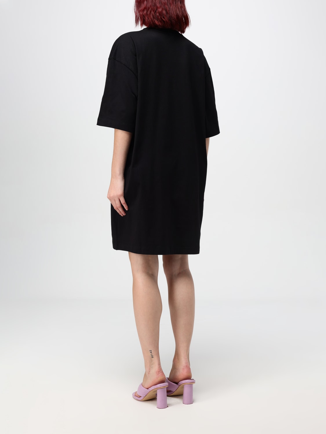 Giglio Abito A T-shirt Con Maxi Logo MSGM
