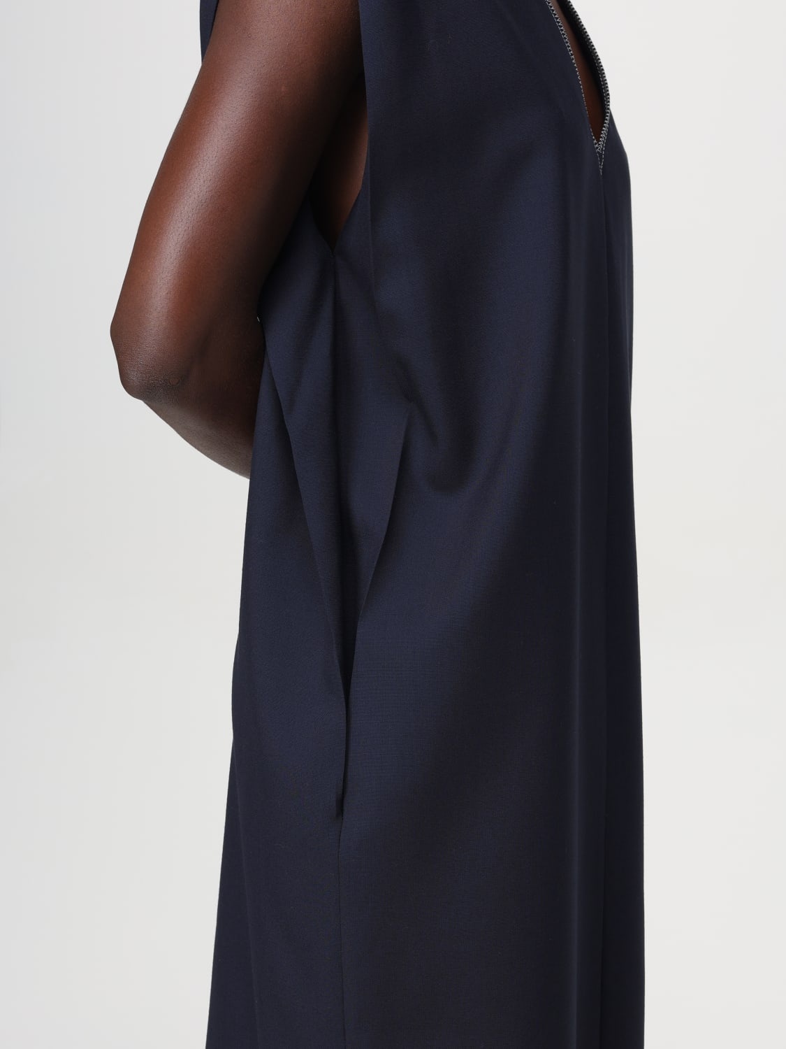 Giglio Abito A V Marni In Lana Vergine