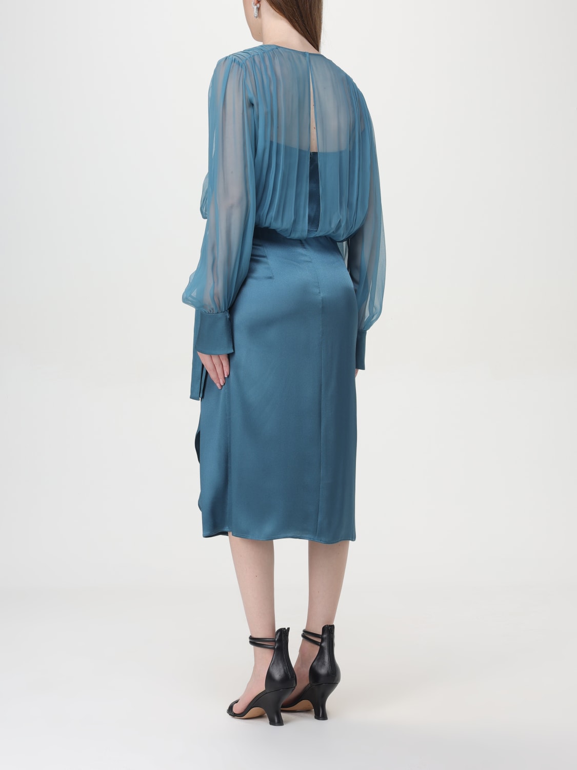 Giglio Abito Alberta Ferretti Di Seta