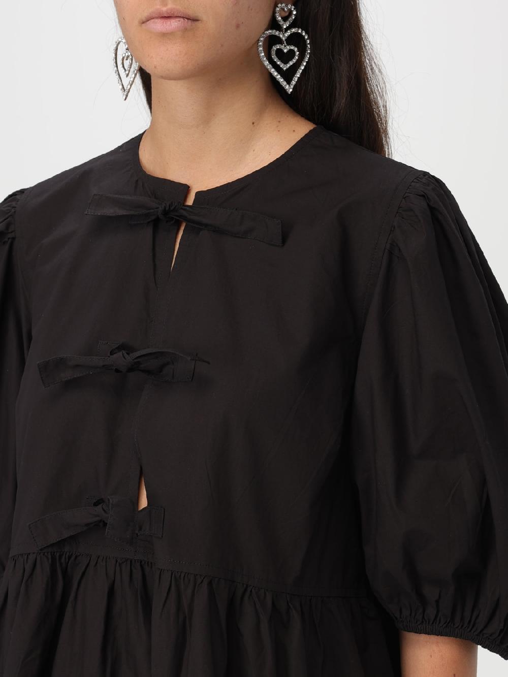 Giglio Abito Ampio Con Fiocchi Ganni