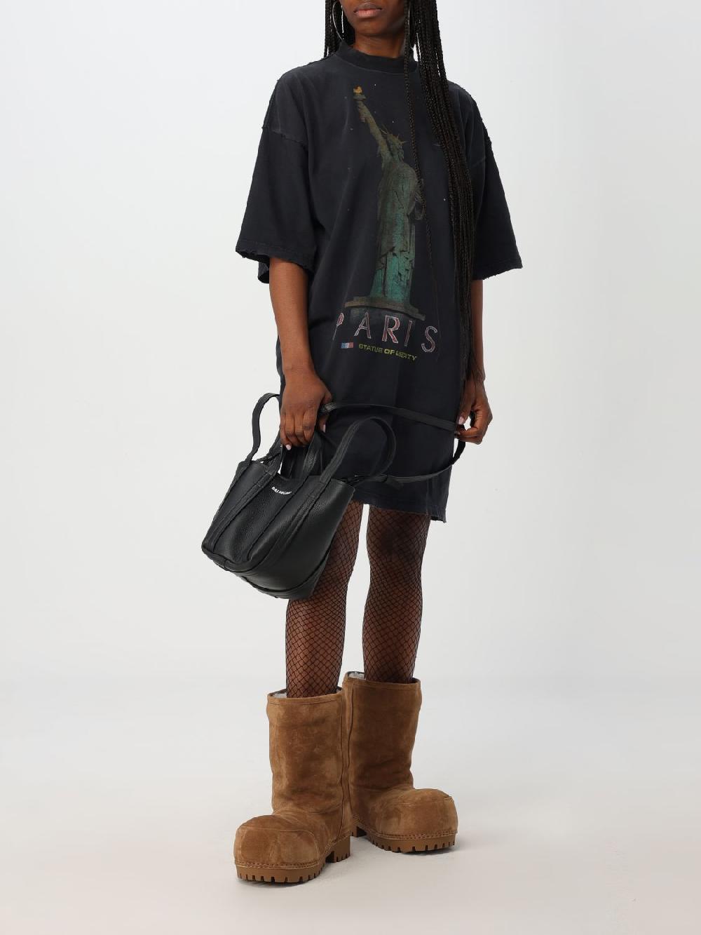 Giglio Abito Balenciaga In Cotone Con Stampa