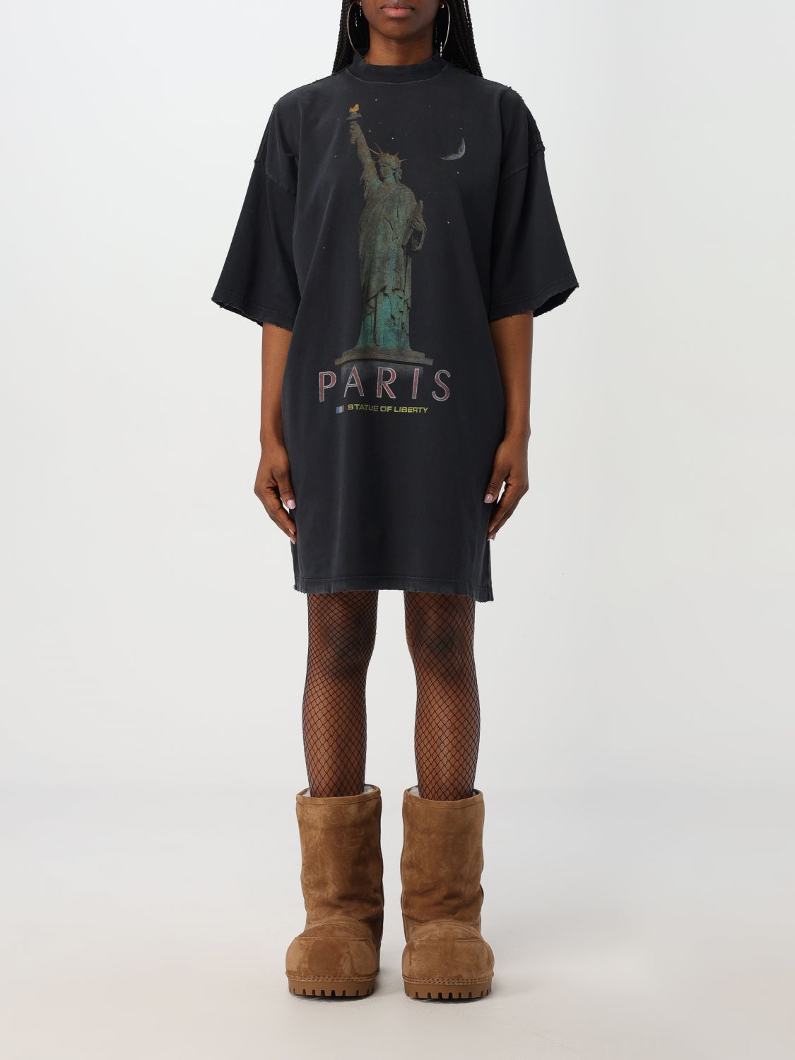 Giglio Abito Balenciaga in cotone con stampa