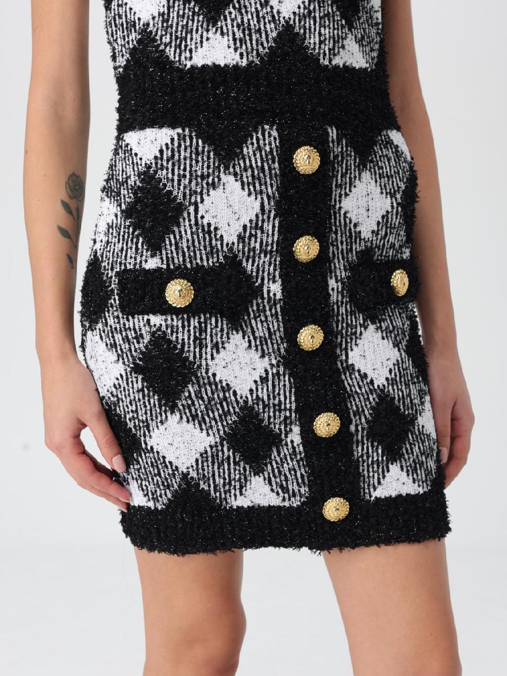 Giglio Abito Balmain In Misto Viscosa