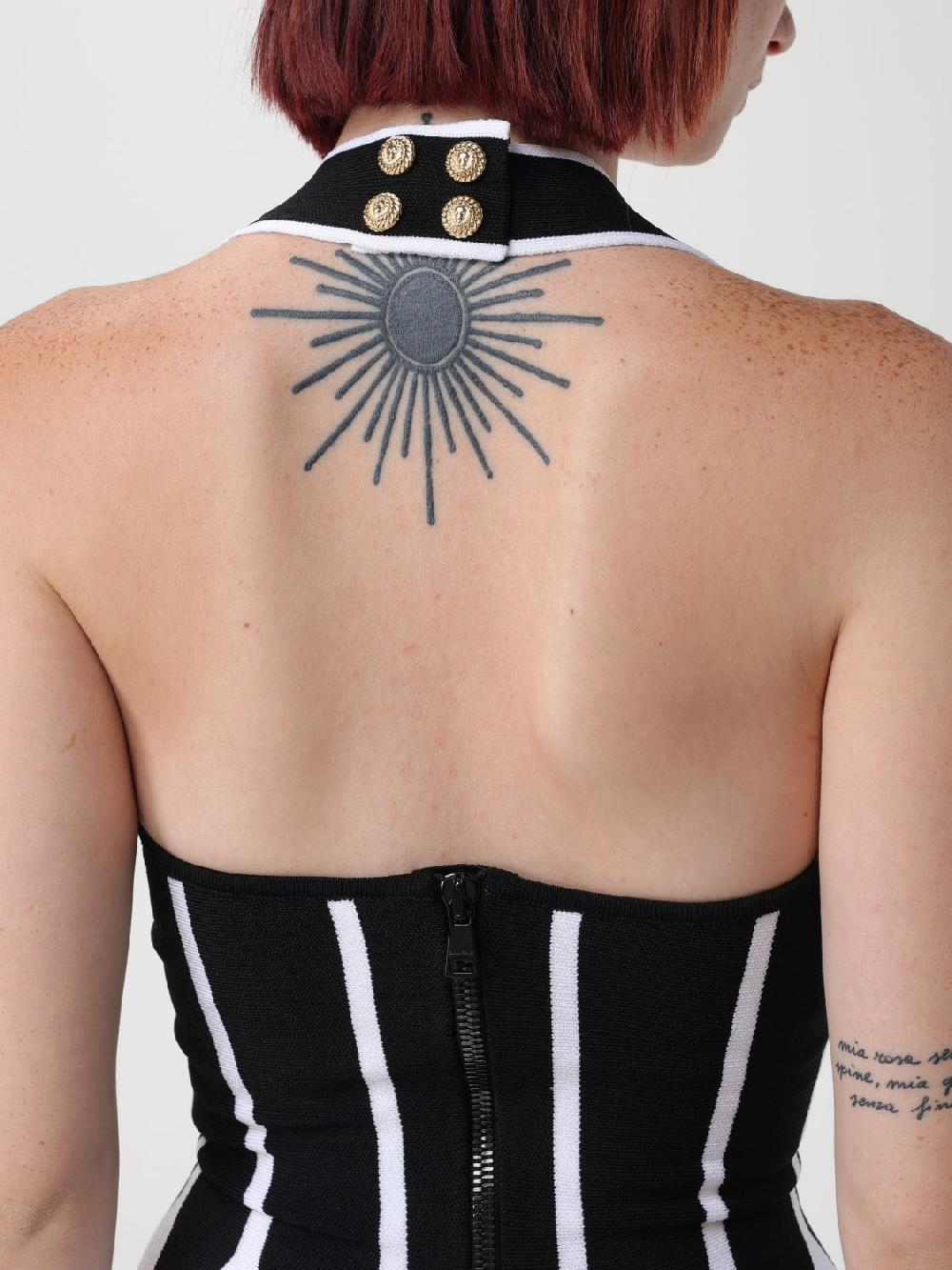 Giglio Abito Balmain In Viscosa