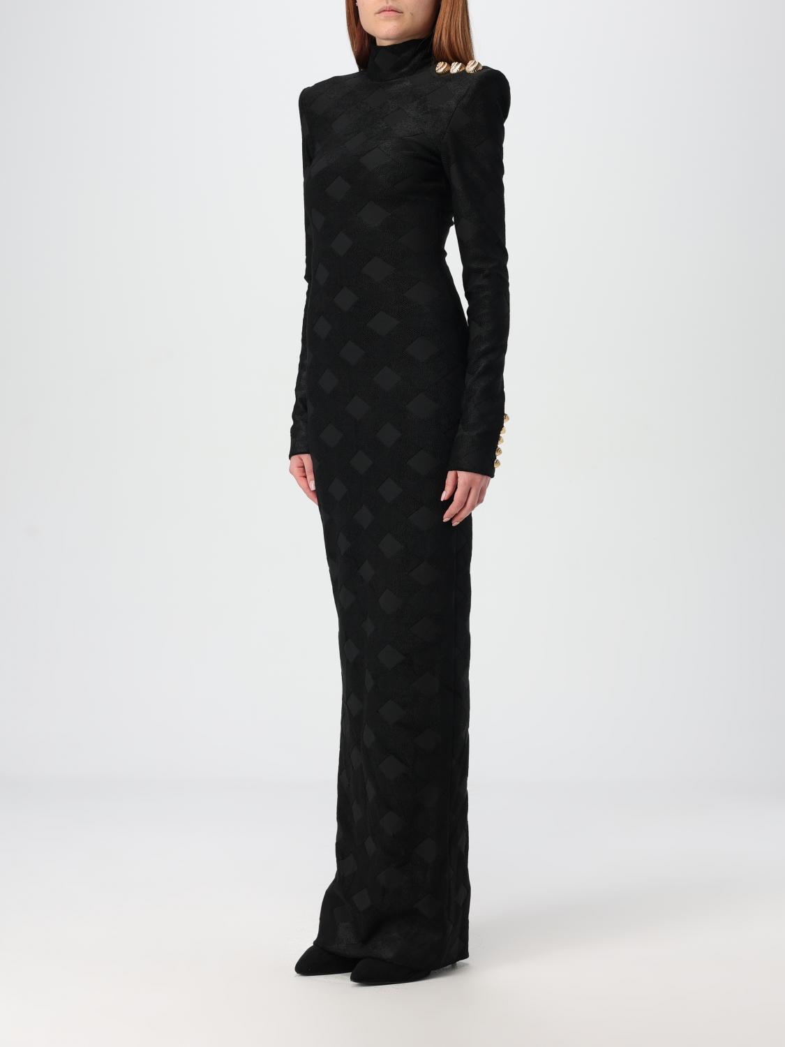 Giglio Abito Balmain In Viscosa Stretch