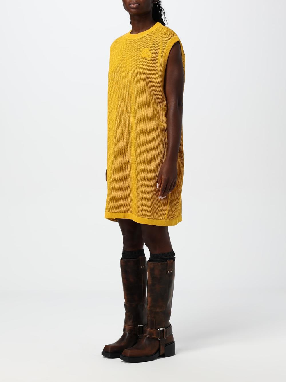 Giglio Abito Burberry In Rete Di Cotone