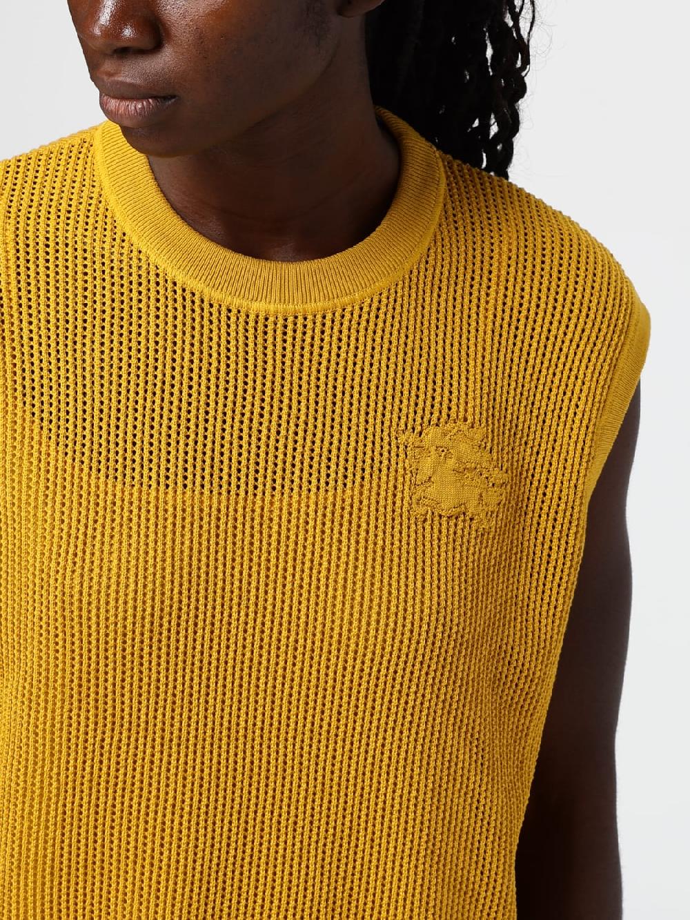 Giglio Abito Burberry In Rete Di Cotone