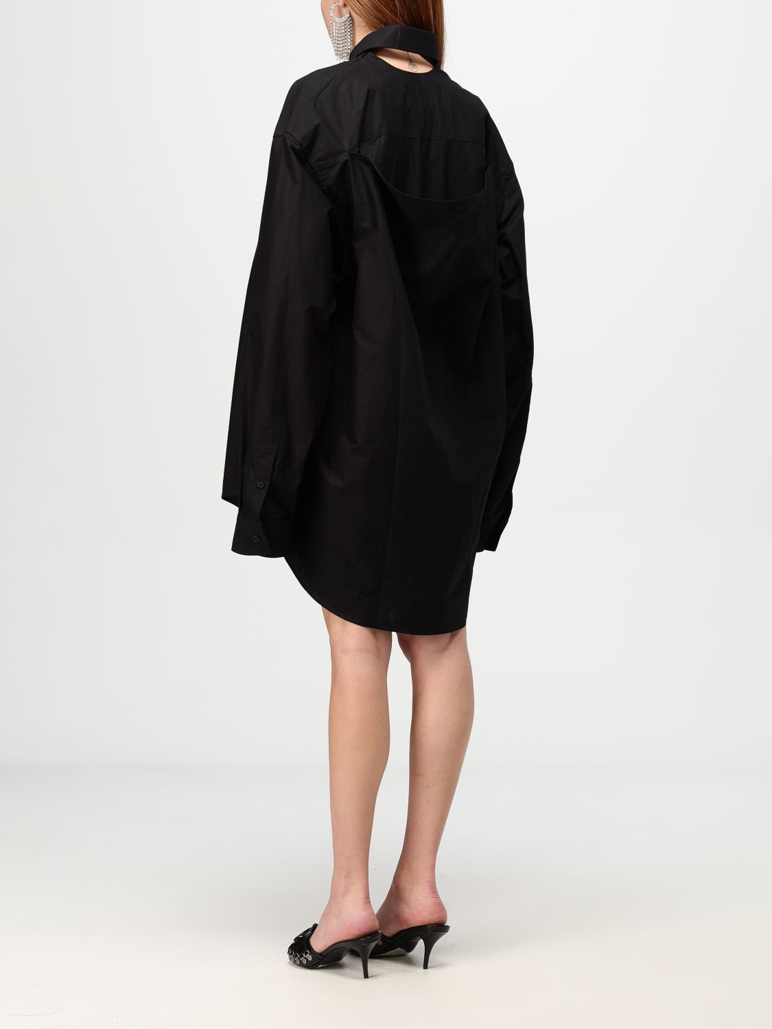 Giglio Abito Chemisier Balenciaga In Cotone