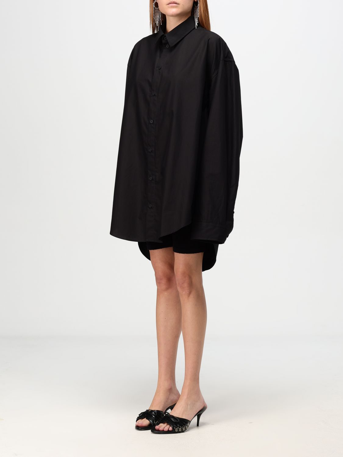 Giglio Abito Chemisier Balenciaga In Cotone