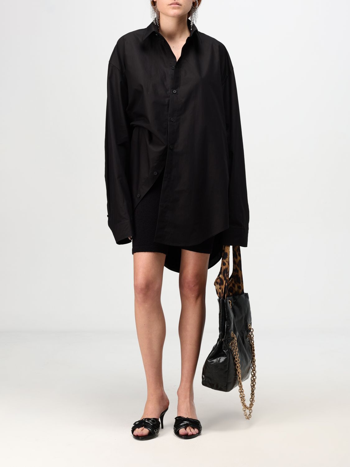 Giglio Abito Chemisier Balenciaga In Cotone