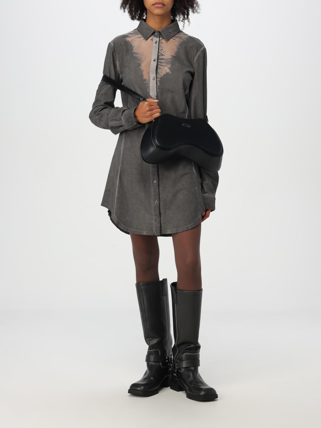 Giglio Abito Chemisier Diesel In Misto Cotone