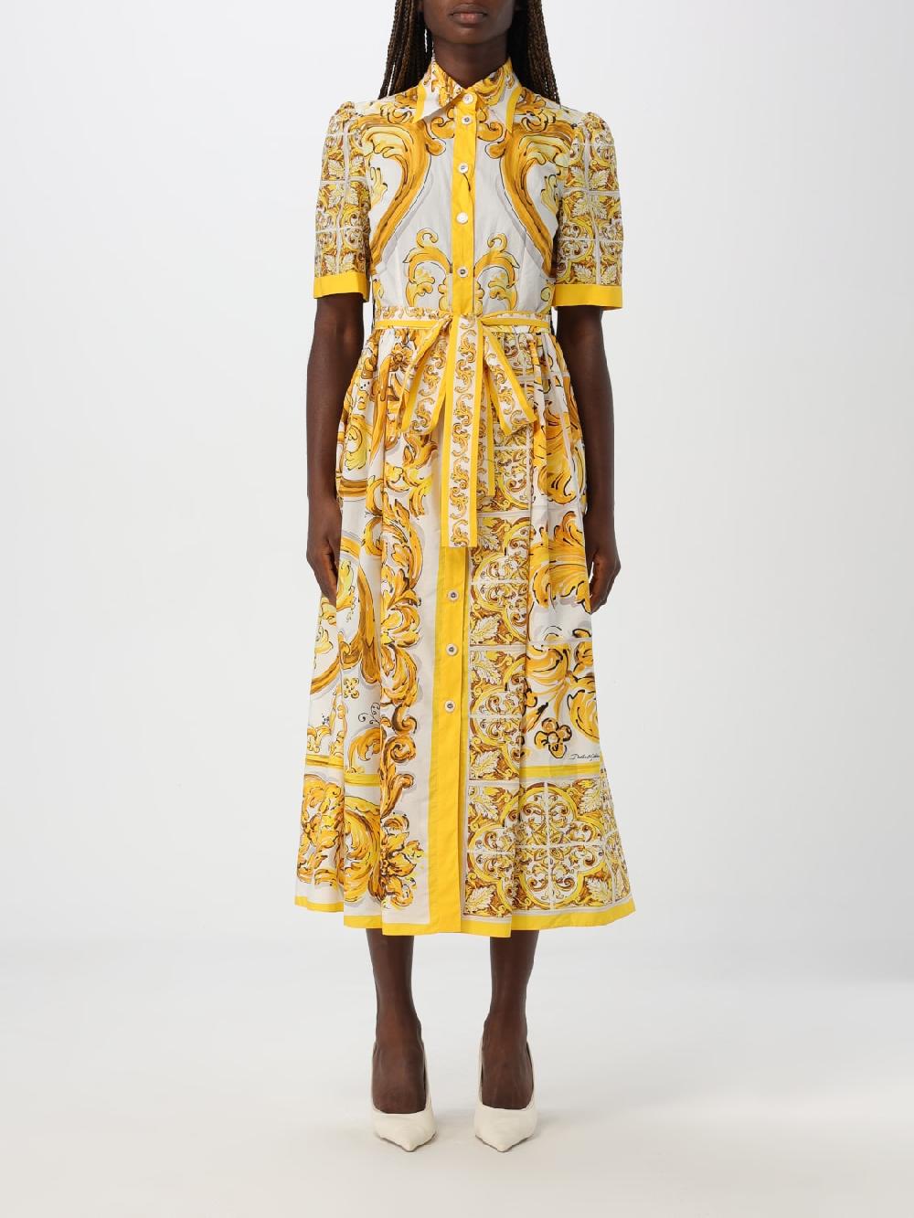 Giglio Abito chemisier Dolce & Gabbana in popeline