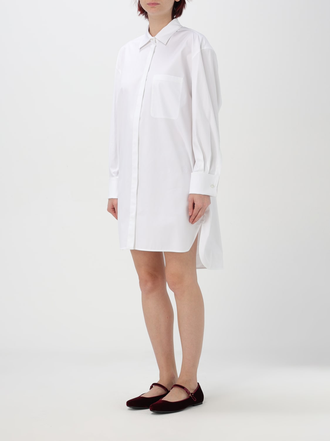 Giglio Abito Chemisier Max Mara In Cotone