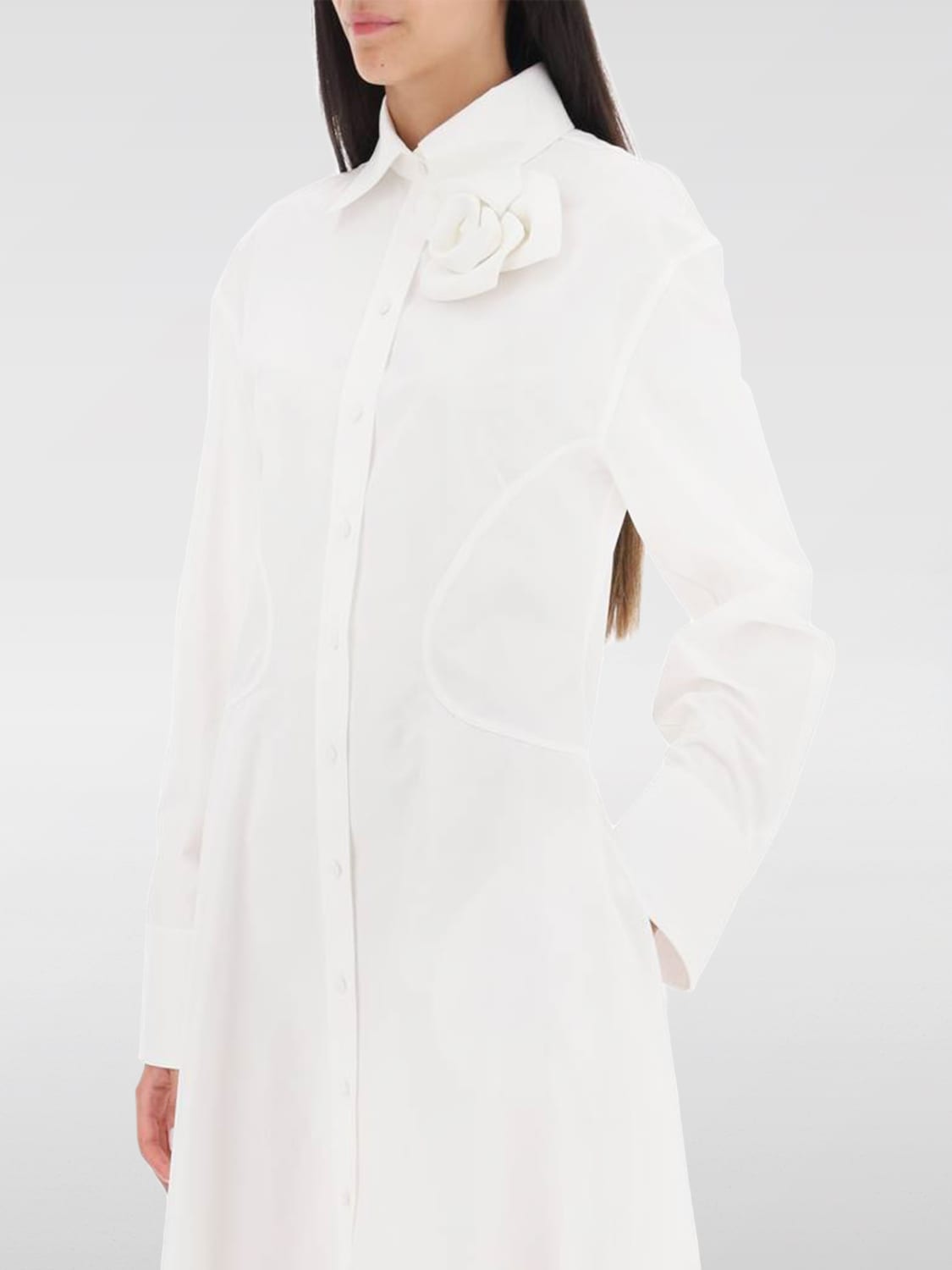 Giglio Abito Chemisier Valentino In Cotone