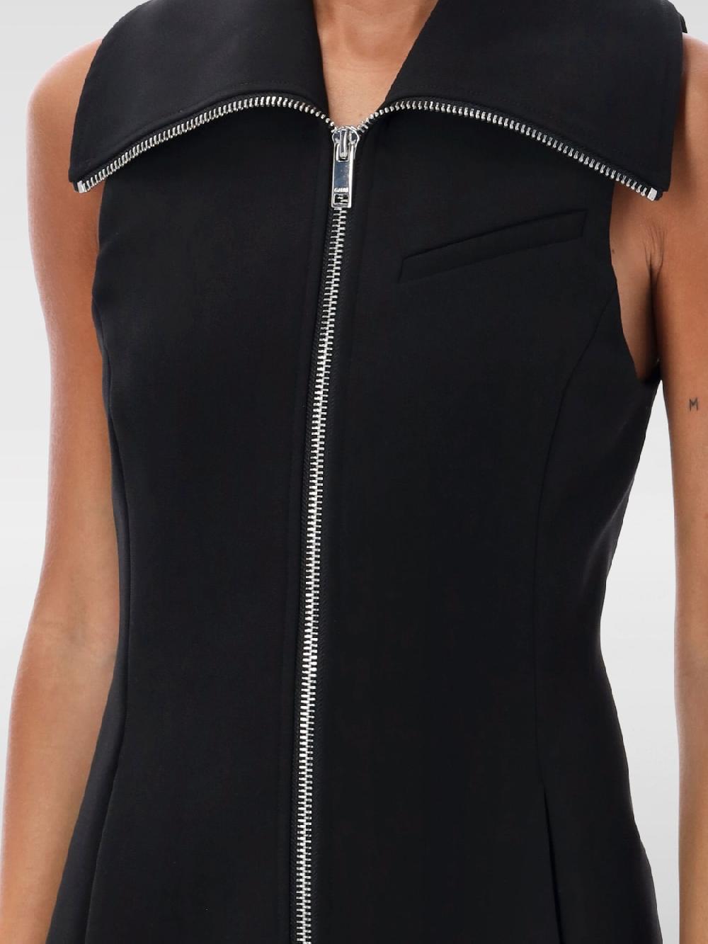 Giglio Abito Con Zip Ganni