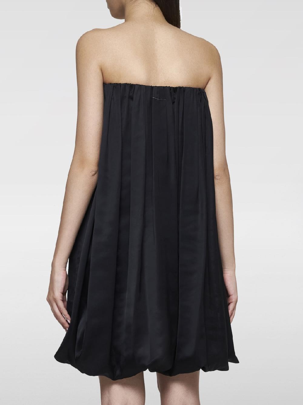 Giglio Abito Corto Con Pieghe Mm6 Maison Margiela