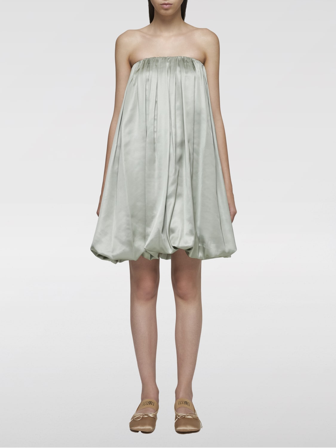 Giglio Abito corto con pieghe Mm6 Maison Margiela