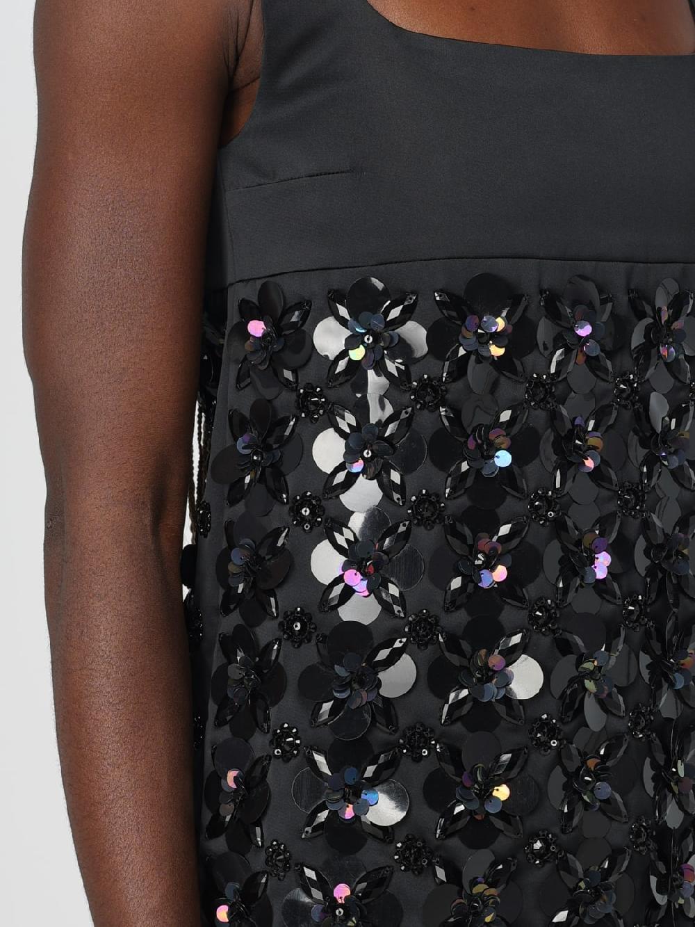 Giglio Abito Des Phemmes In Tessuto Con Paillettes