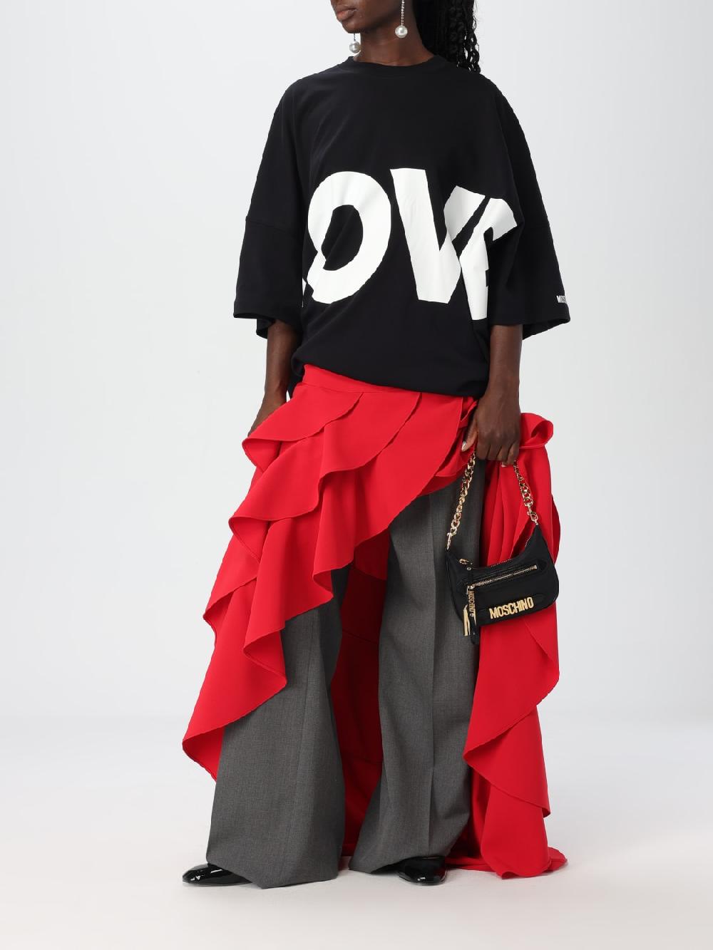 Giglio Abito Di Cotone Moschino Couture