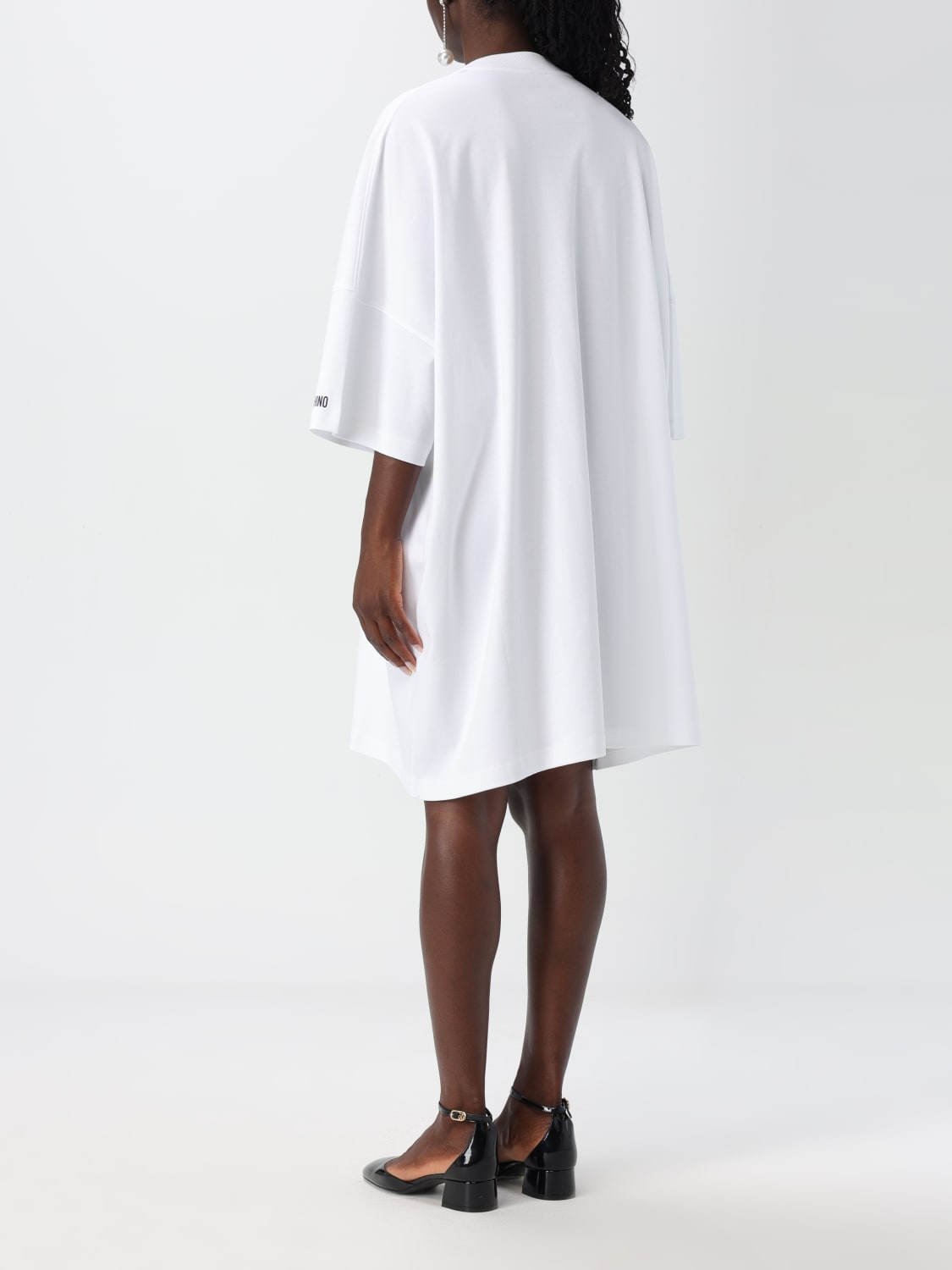 Giglio Abito Di Cotone Moschino Couture