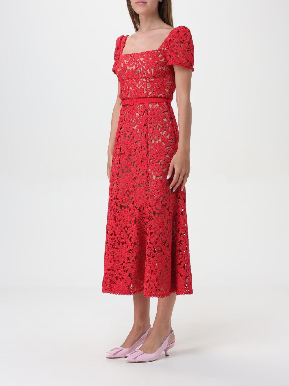 Giglio Abito Di Pizzo Self-Portrait