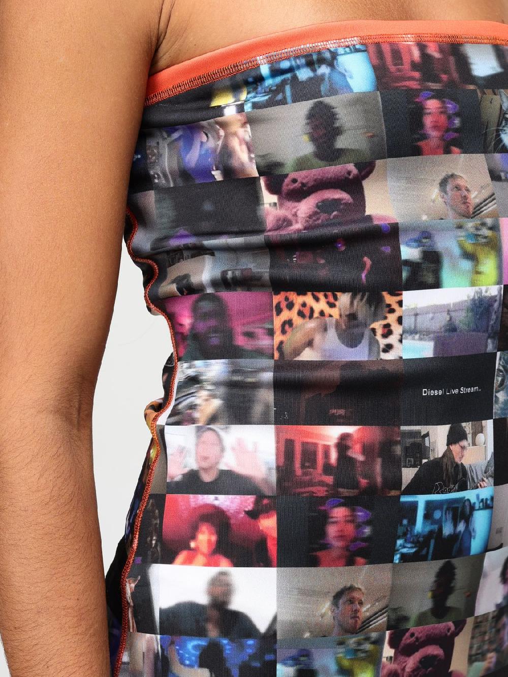 Giglio Abito Diesel In Tessuto Stampato