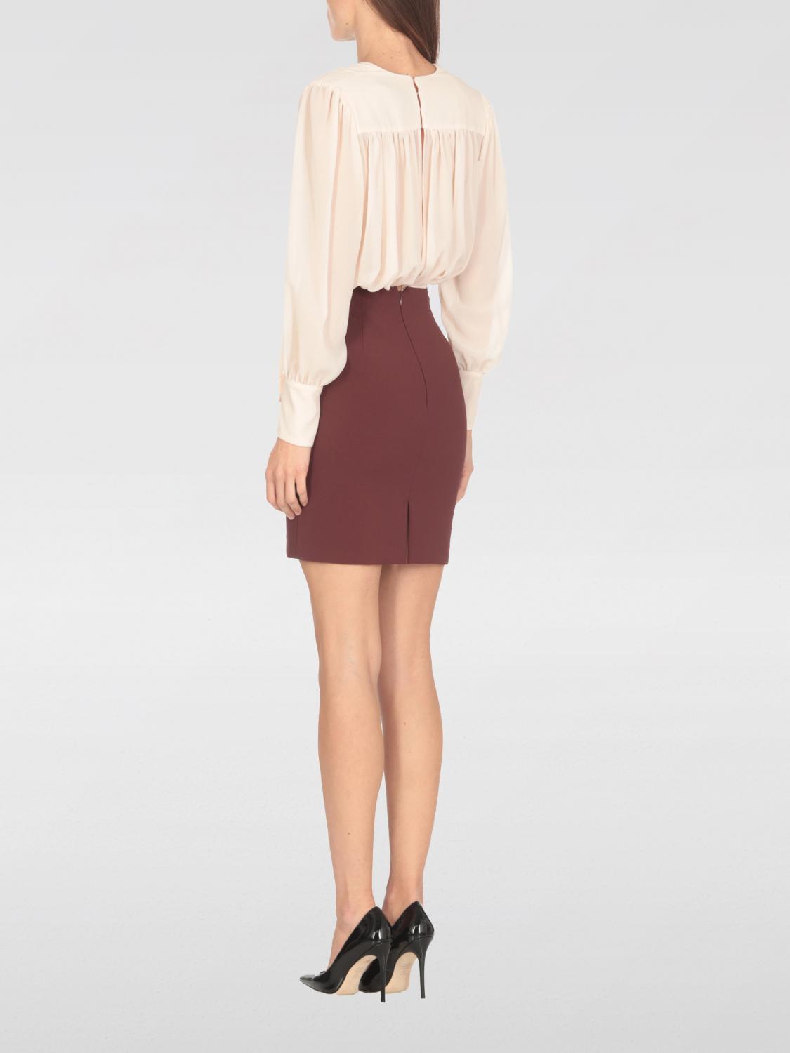 Giglio Abito Elisabetta Franchi In Crepe
