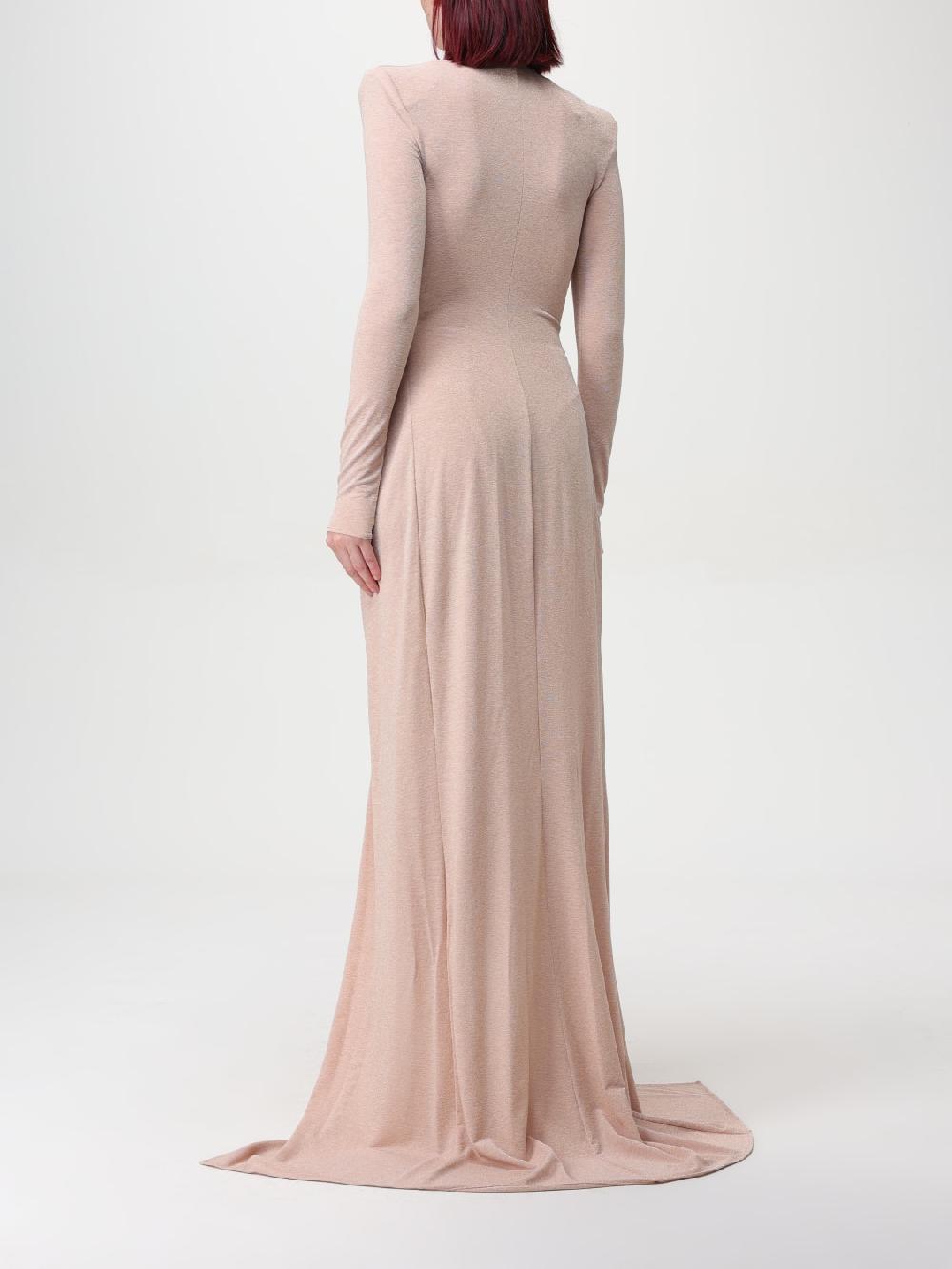 Giglio Abito Elisabetta Franchi In Jersey Lurex