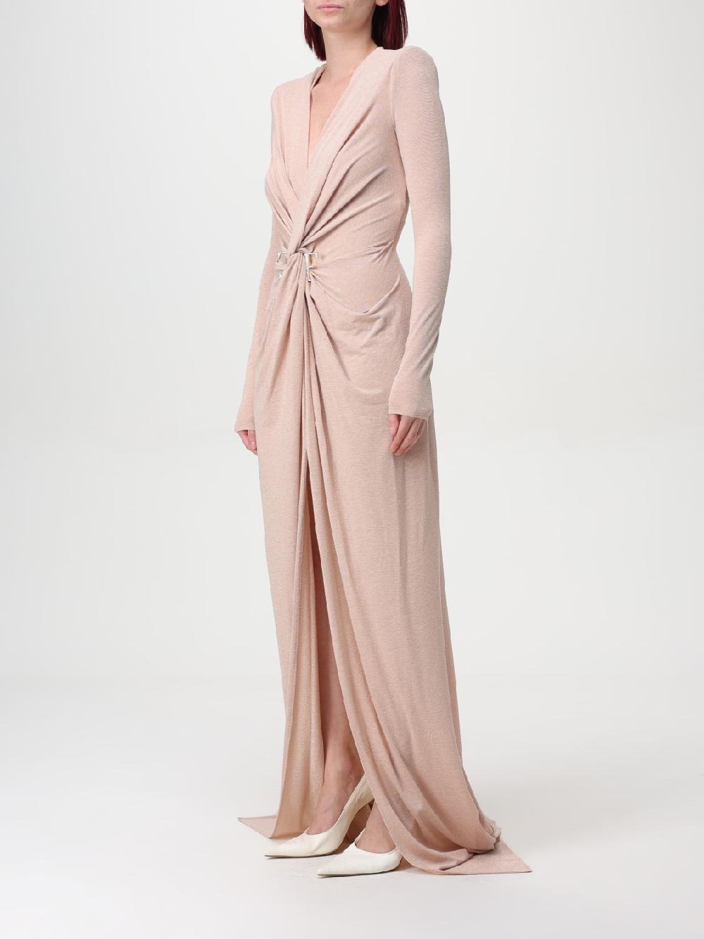 Giglio Abito Elisabetta Franchi In Jersey Lurex
