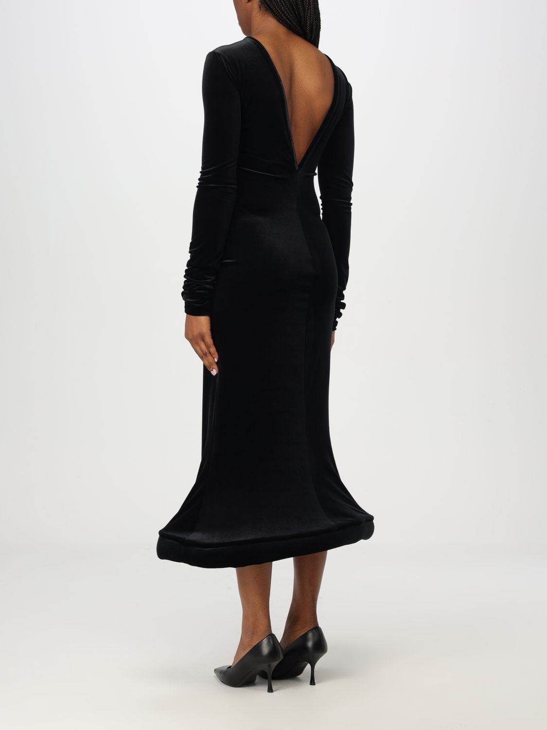 Giglio Abito Emporio Armani In Velluto