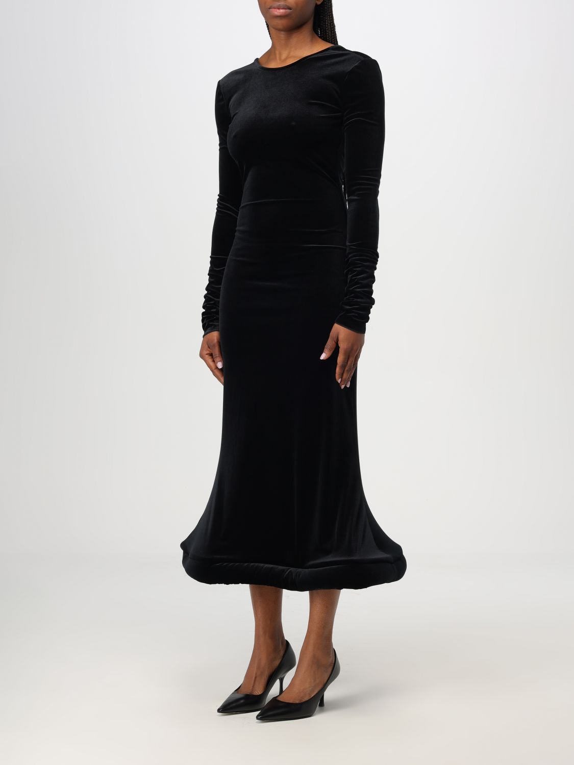 Giglio Abito Emporio Armani In Velluto