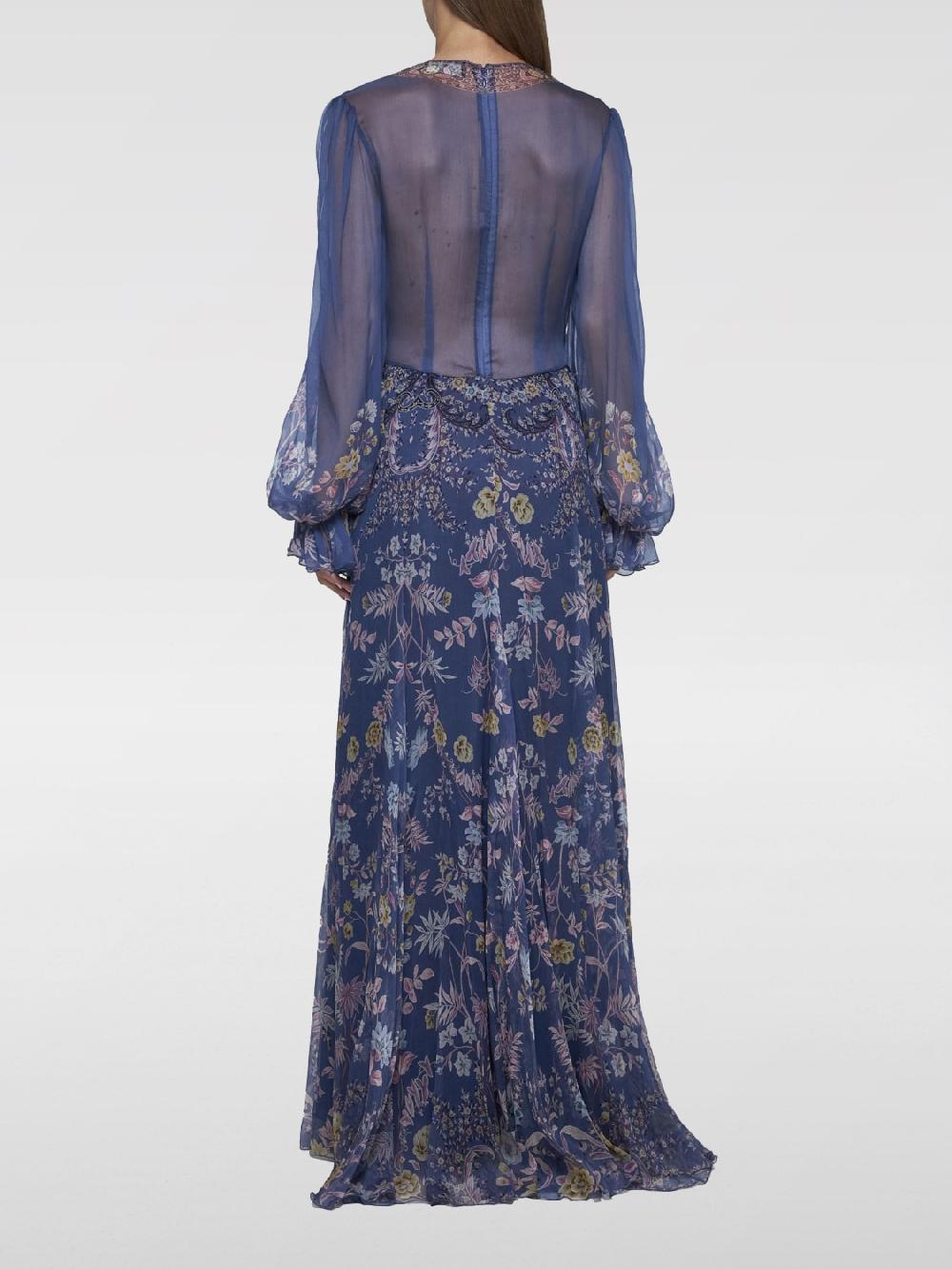 Giglio Abito Etro In Seta Stampata