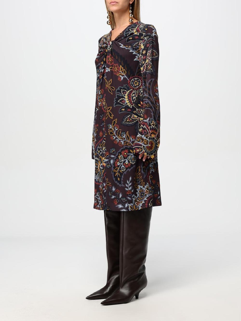 Giglio Abito Etro In Viscosa Stampata