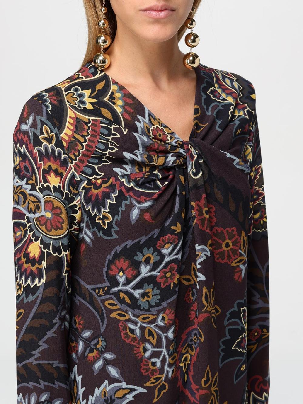 Giglio Abito Etro In Viscosa Stampata